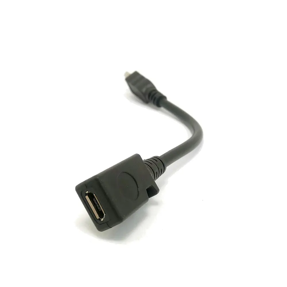 Удлинитель 10 см с micro usb Мама на mini папа 5p|adapter cord|mini maleusb to female |