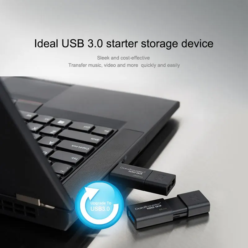 Kingston USB 3 0 флеш накопитель 32 Гб 64 128 ГБ Mental Pendrive Stick Ring Memoria DT100G3|kingston usb 3.0|kingston usb128gb |
