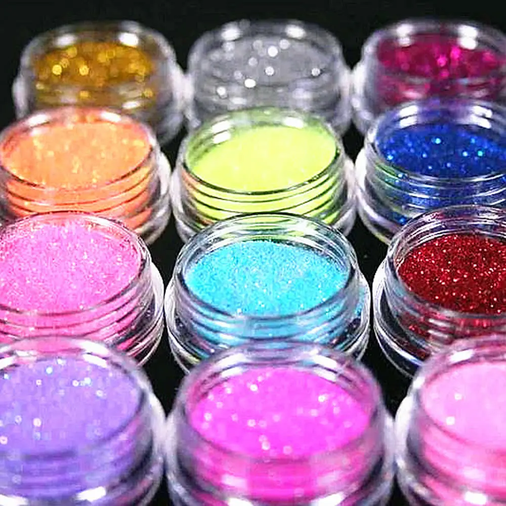 2019 New Silver 12Colors Optional Monochrome Eye Powder Shadow Women Beauty Eye Make Up Shinning Glitter Powder Makeup Pal CHTB1