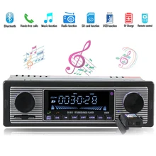Reproductor de Radio de coche Bluetooth transmisor FM Estéreo MP3 USB SD AUX Audio Del Cargador Del Coche Auto Electrónica de Radio Reproductor de MP3