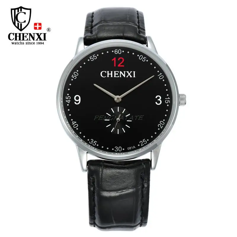 

CHENXI Luxury Brand Watches Men Fashion Casual Quartz Watch Leather Strap Man Sports Wristwatch Man Relogio Masculino PENGNATATE