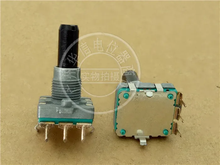 

1pcs/lot Japanese ALPS potentiometer EC16B encoder [with 24 steps] Handle length 23MMF