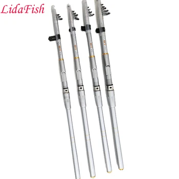 

High quality a cast arsenal silver carbon pole 2.1 / 2.4 / 2.7 / 3.0 / 3.6m sea pole long throw pole free shipping