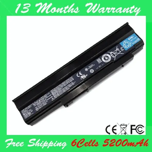 6 ячеек 5200 мАч аккумулятор для ноутбука ACER Extensa 5635 5635Z 5210 5220 5235 5420G 5620G 5630 AS09C71 AS09C75