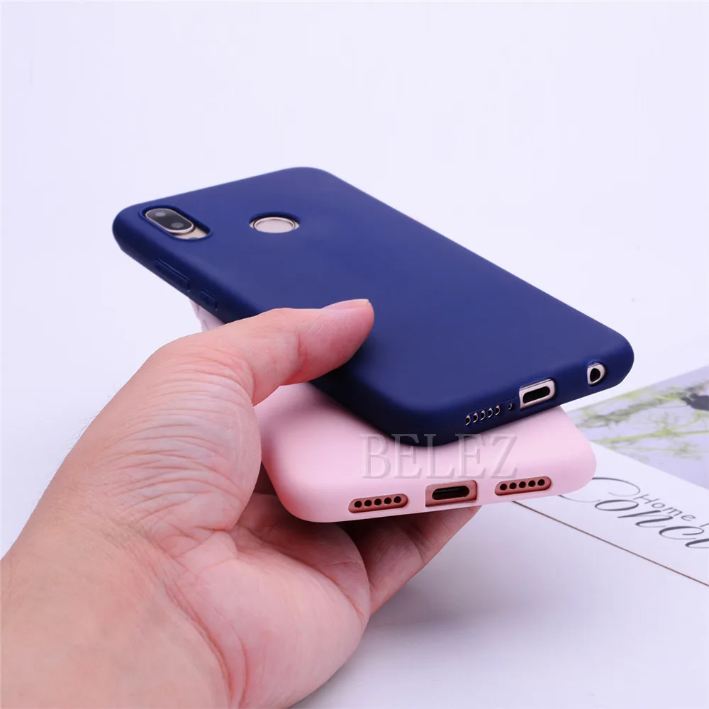 Candy Color Soft TPU Phone Case For Huawei Y9 2019 Y5 Y6 Y7 Y9 2018 Mate 20 Pro on the Honor 8C 8X Max 9 Lite Play Note 10 Cover _8