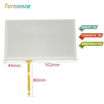 

New 7''inch 4 Wire Resistive Touch Screen Panel Digitizer for GPS AT070TN90 164x99mm Screen touch panel Glass Free shipping