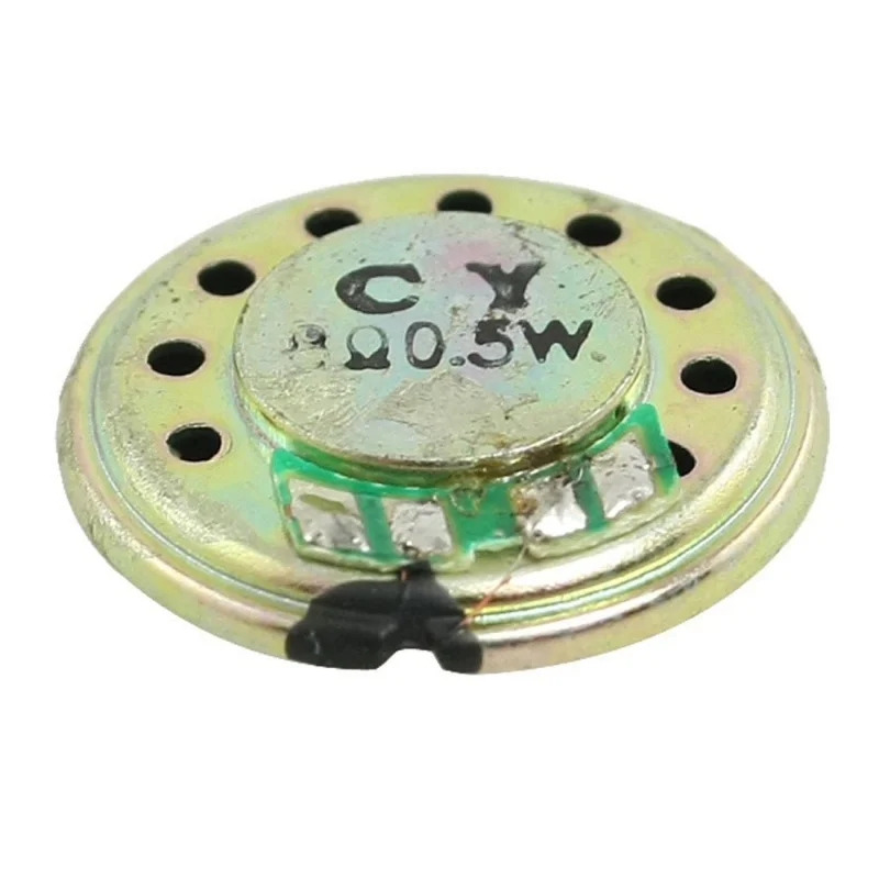 

8 Ohm 0.5W 20mm Dia. Round Slim Internal Magnet Speaker for Toys