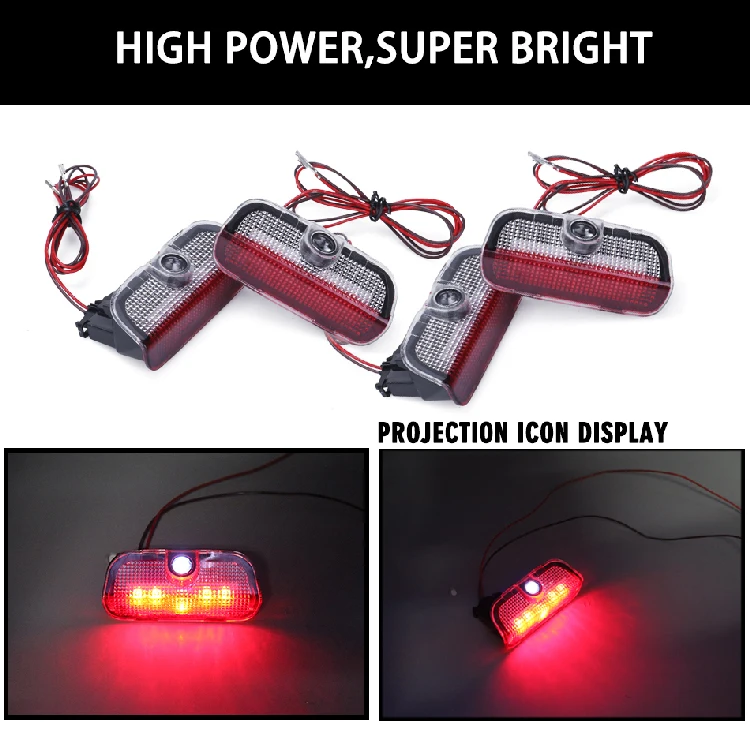 CARLitek لشركة فولكس فاجن سيارة جهاز عرض (بروجكتور) ليد الليزر شعار الباب ضوء لفولكس واجن تيغوان CC جولف ل جيتا MK5 MK6 باسات B6 b7