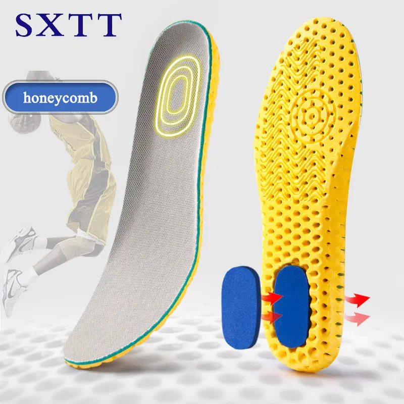 

SXTT Orthopedic Insoles Breathable 3D Comfortable EVA insoles Flat Feet Arch Support Sweat-Absorbant sport insoles for shoes