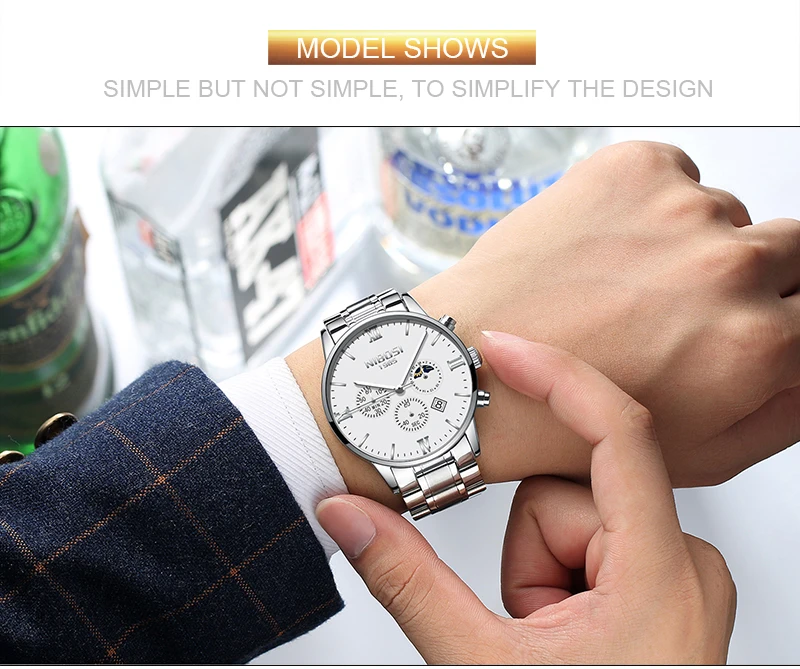 NIBOSI Dress Watch Men Gold 2018 Luxury Brand Men's Watch Waterproof Stainless Steel Famous Wristwatch Man Clock Water Resistant (19)