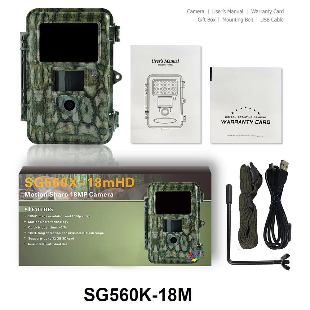 

18MP Boly hunting trail cameras 940nm night vision 100ft at night 2.0 inch display game camera for wildlife photo trap