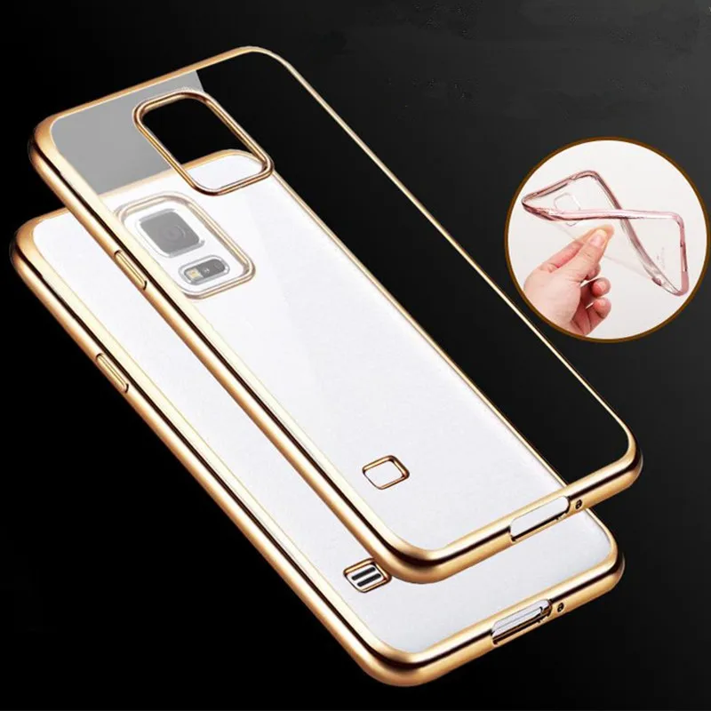 

Ultra Thin Soft Plating Clear TPU Case for Samsung Galaxy S6 S7 S8 Edge Plus C5 C7 C9 Pro Note 5 8