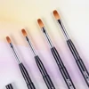 High quality 1PC SBA-511 flat-oval taklon hair varnish travel paint brushes for a manicure nail art design gel ► Photo 2/4