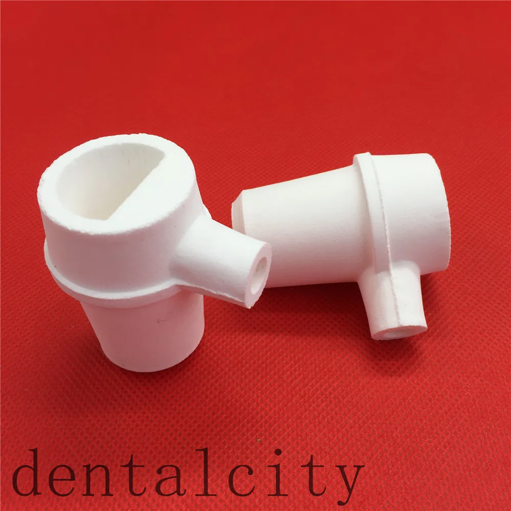 2pcs Dental Lab SILICA Quartz Zirconia Centrifugal Casting Crucibles