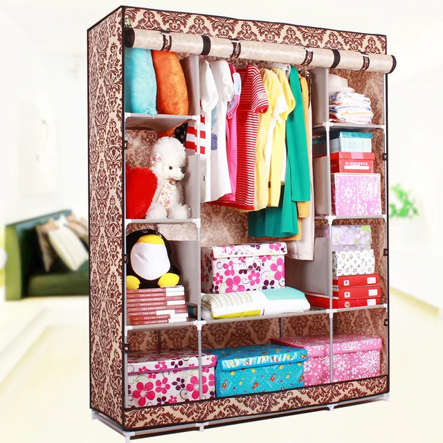 Easy folding baby infant child wardrobe closet wardrobe combination