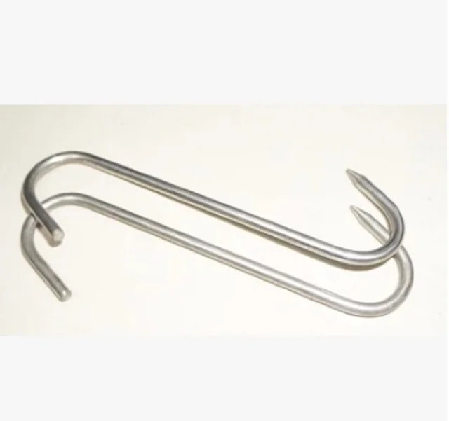 2pc S type stainless steel hook meat kitchen hook clasps bacon/jig