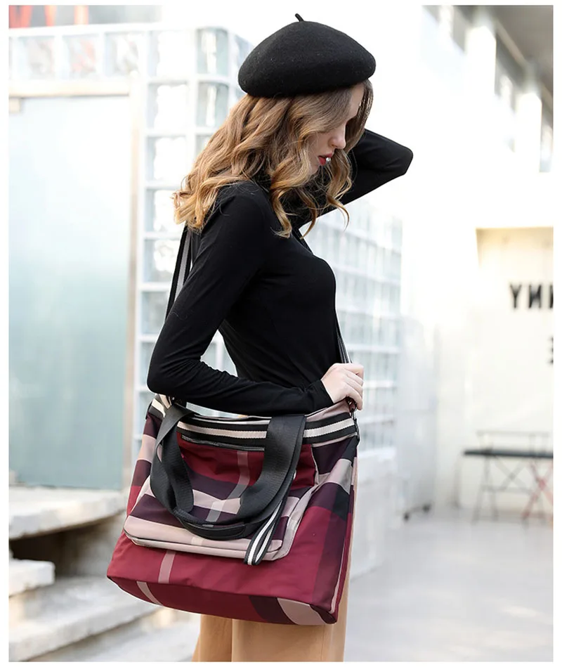 Wehyah, нейлоновые сумки через плечо для женщин, кожаные роскошные сумки, женские сумки, дизайнерская дамская сумочка, клатч, кошелек, анти-вор, ZY098