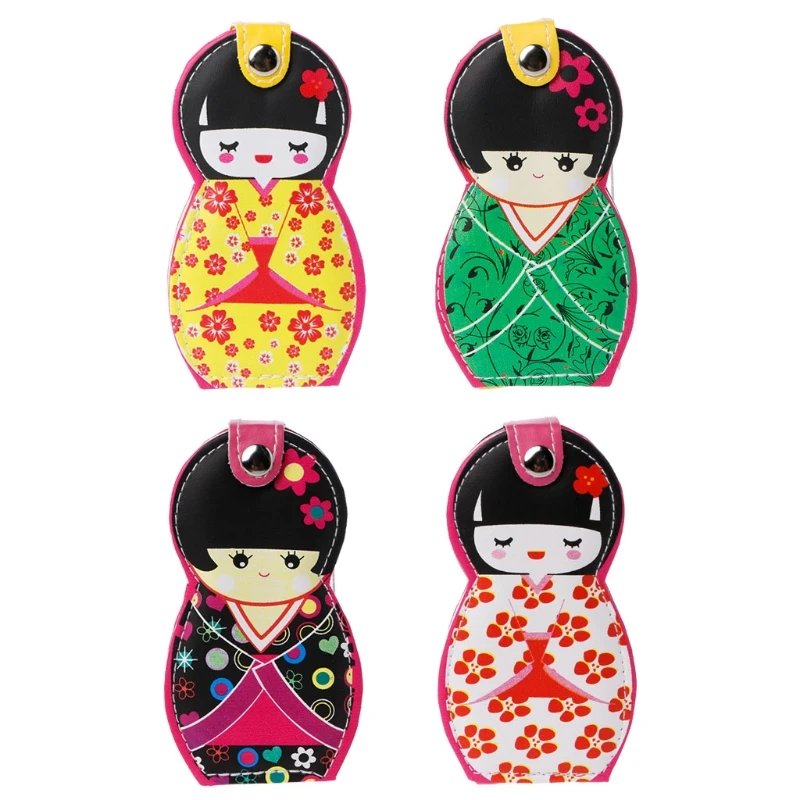 

6 pcs / set Professional Manicure Cleaner Case Cuticle Clipper Japanese dolls Pro