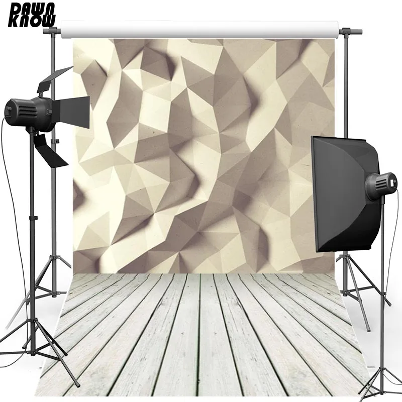DAWNKNOW Texture Wall Vinyl Photography Background For Children New Fabric Polyester Backdrops Wedding photo studio lv118 | Электроника