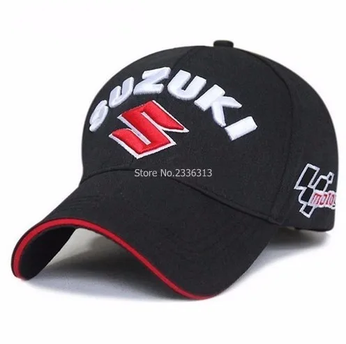 

Black Blue Outdoor Men Cap Male Sports Motorcycle SUZUKI Baseball Caps Car caps Sun Hats