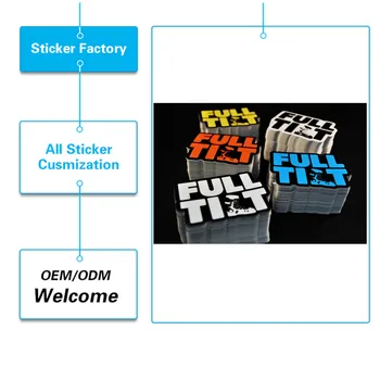 

Factory price waterproof PVC strong glue Fast delivery self adhesive sticker