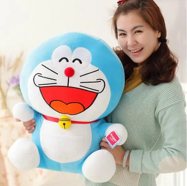 1 ед. 50/60 см стенд со мной Doraemon плюшевые игрушки куклы для ребенка с изображением кота и рисунком оленя, подарок игрушка Kawaii Мягкие плюшевые игрушки для животных, лучший подарок для детей и девочек