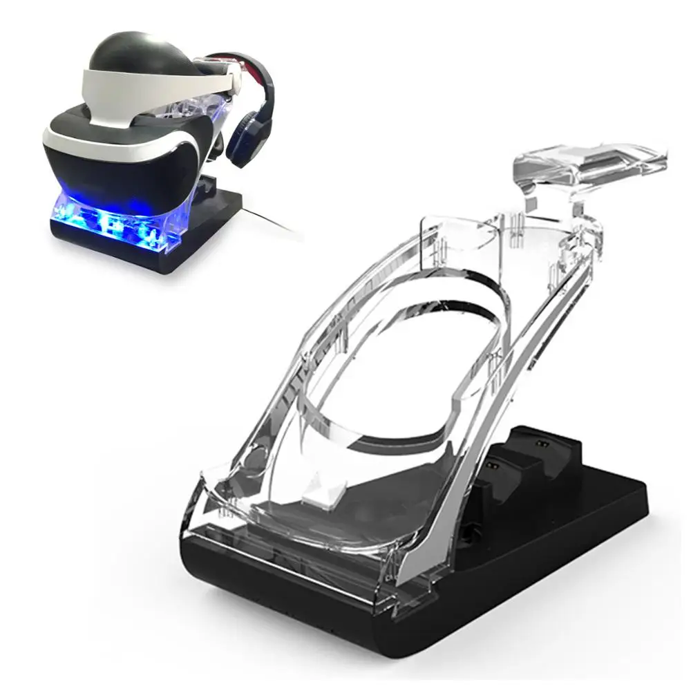 

Honcam for PSVR VR Stand Power Adepter Showcase Controller Charge & Display for PS4 for Playstation 4