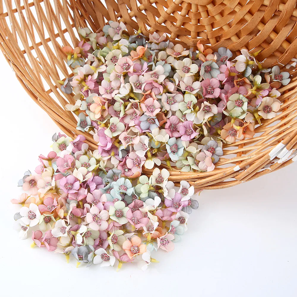 50/100Pcs 2cm Multicolor Mini Silk Daisy Artificial Flowers for Wedding Home Decoration Craft Wreath Scrapbooking Fake Flower 50/100Pcs 2cm Multicolor Mini Silk Daisy Artificial Flowers for Wedding Home Decoration Craft Wreath Scrapbooking Fake Flower