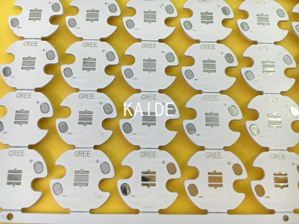 CREE 3535 алюминиевая пластина XTE XPE2 XPG2 XPL светодиодный PCB dia16mm20 мм фонарик печатная