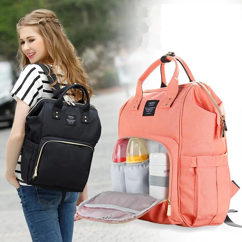 Mummy bag multi-functional large-capacity baby bag baby out leisure shoulder mummy bag17