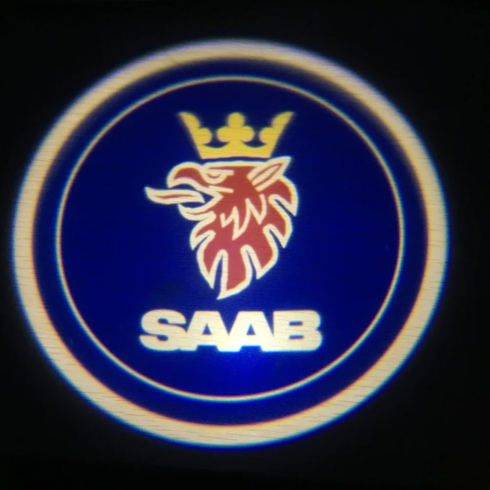 2 шт. светодиодсветильник лампы для дверей автомобиля SAAB 9 3 5 1993 1995 900 9000