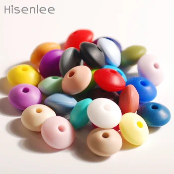 

Hisenlee Wholesale 12mm Food Grade Silicone Lentil Shape Abacus Beads Baby Tooth Teether,SGS/FDA Certification,Safety Silicone