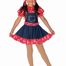 Профессиональная балетная пачка для девочек, новая профессиональная одежда для сцены, танцевальная одежда, импортные джинсовые костюмы в цветочек