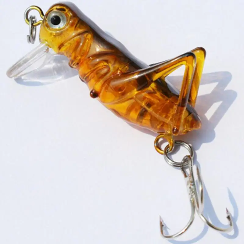 

1 Pcs Grasshopper chub beetle Dry Flies Realistic Insect Lure Flying Jig Wobbler Lure for Pike Trout Lure kit fly fishing