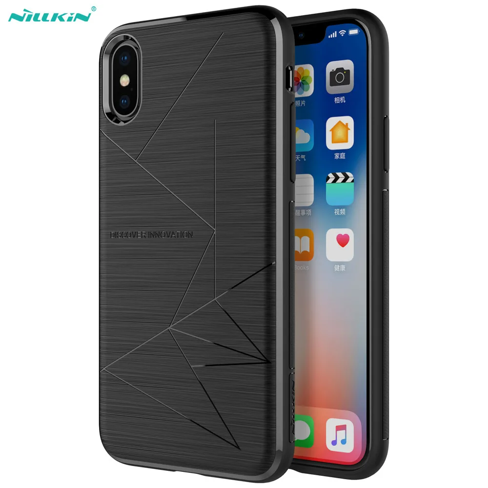 

NILLKIN Magic Case For iPhone XS Adsorption Magnet Phone Cases For iPhone X Car Magnetic Holder Wireless Charger Back Cover