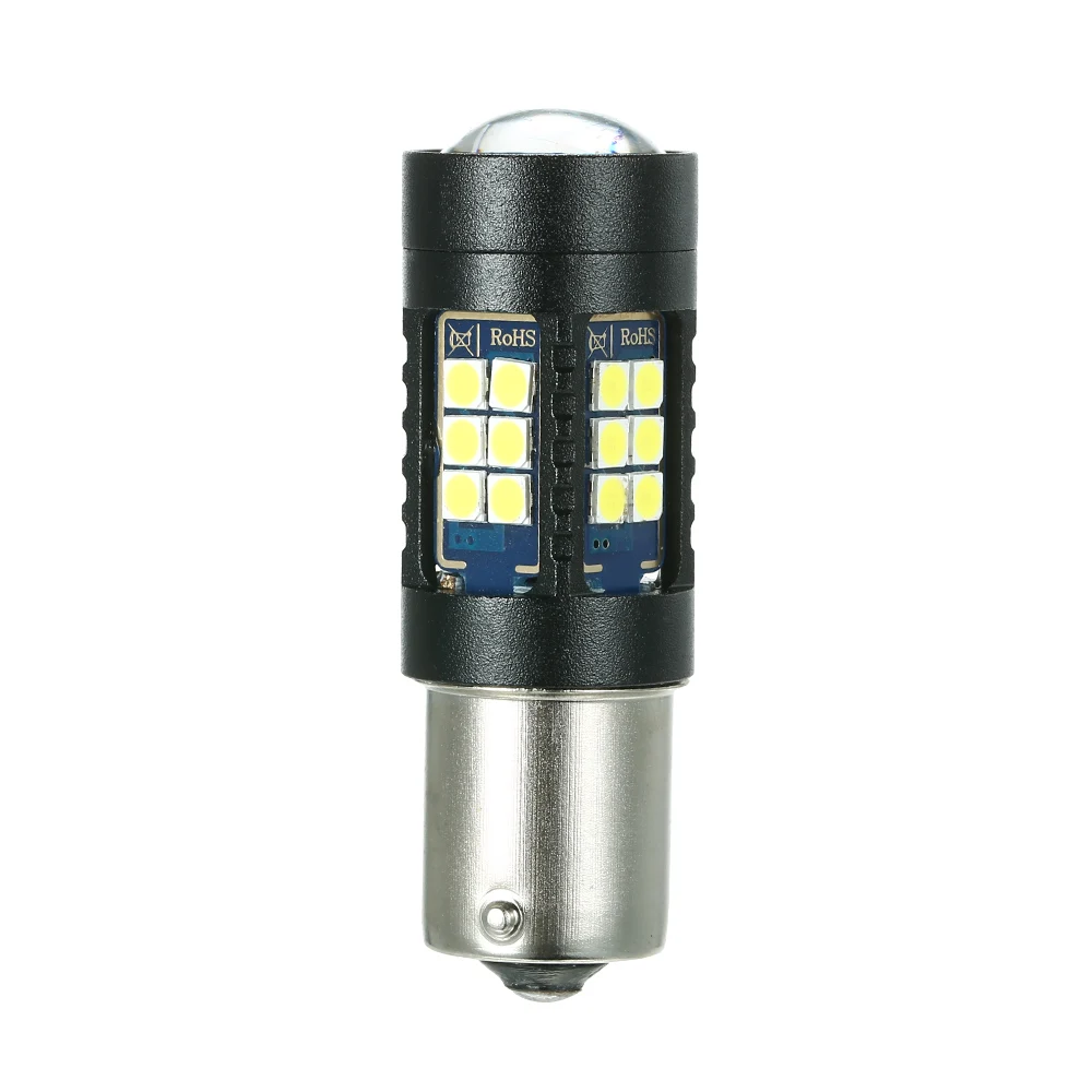 1156 27SMD 3030 Белый светодиодный сигнал поворота/резервсветильник лампа 2 упаковки