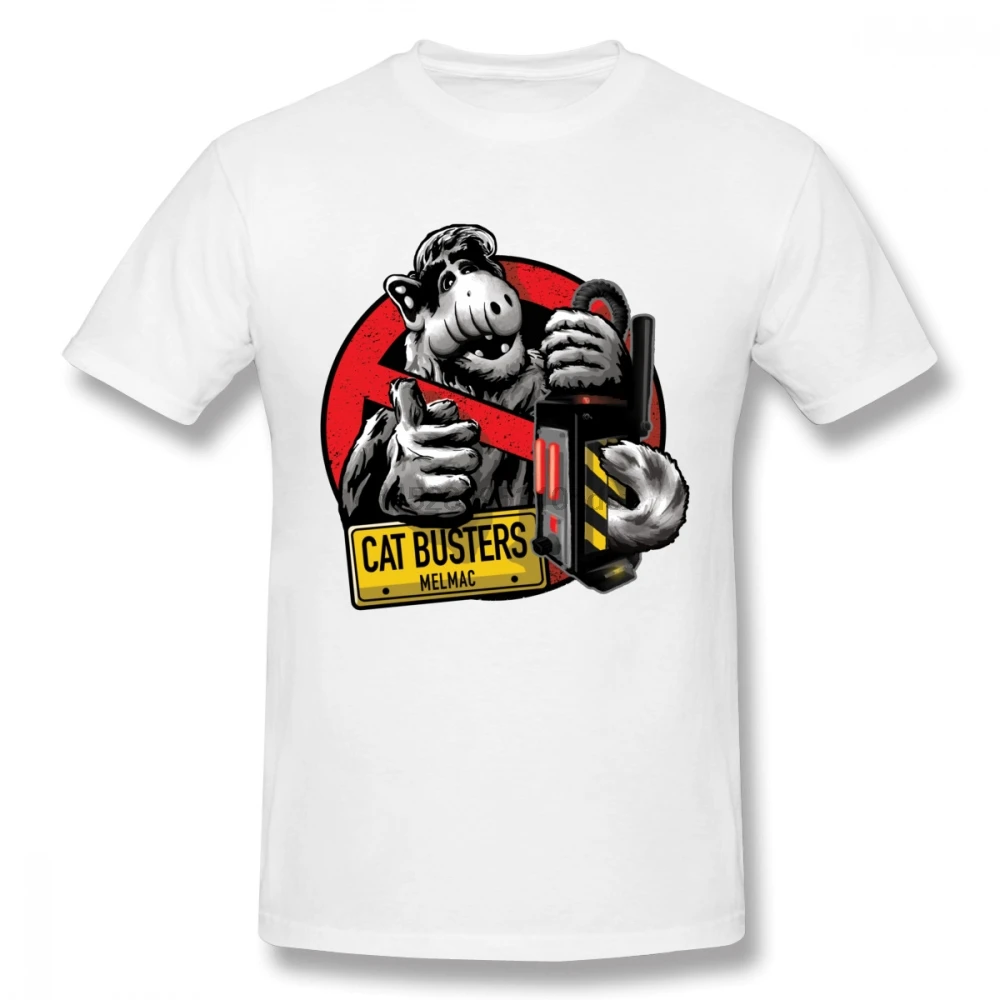 

Pure Cotton Quality Catbusters Extermination Service Of Melmac Alf T Shirt Male Crewneck S-6XL Big Size T-Shirt