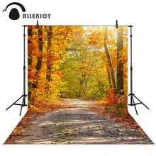 Allenjoy fotografia backdrop Bonito outono folhas de outono bela floresta novo fundo photocall personalizar foto impressa