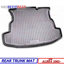 Для Fiat Albea 2002-автомобильный коврик для багажника, задний внутренний багажник, Грузовой лоток, напольный ковер, автомобильный Стайлинг, украшение интерьера, аксессуары