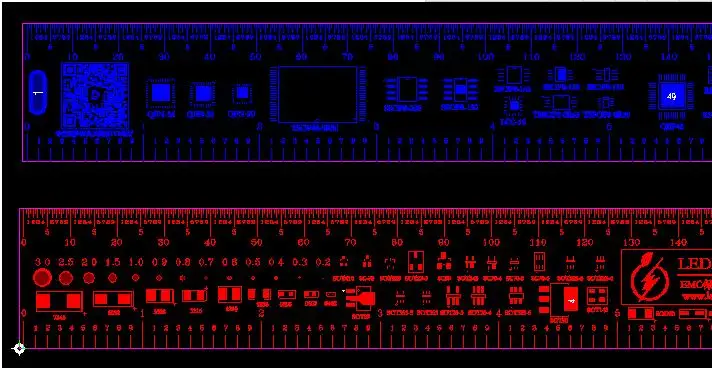 2 шт./лот pcb правитель eda измерительный инструмент Высокая точность Транспортиры 30 см 11.8 дюйм(ов)