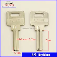 Эмбрион для ключей оптом большой площади справа для ванной двери ключ пустой ключ корпус ключа для вертикальный ключ режущая машина B221