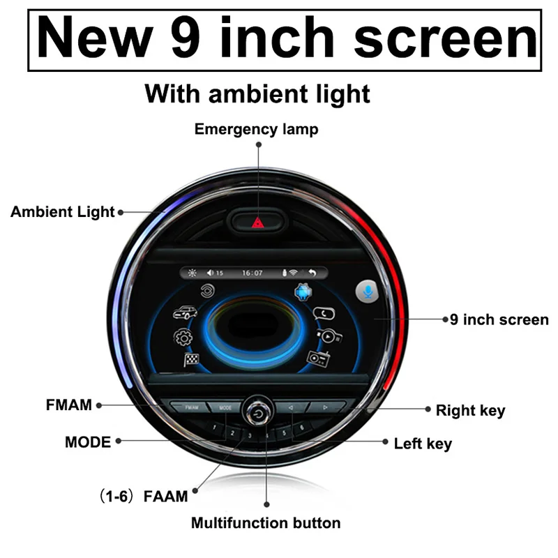 Sale Liandlee Car Multimedia Player NAVI For Mini Clubman Cooper S D F54 2015~2018 CarPlay TPMS Stereo GPS Navigation CE System 0