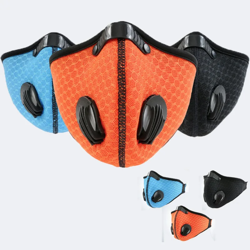 Cycling Mask processing Outdoor Dust Prevention Smog 3D training Running Breathable Mesh Printing Mask. |