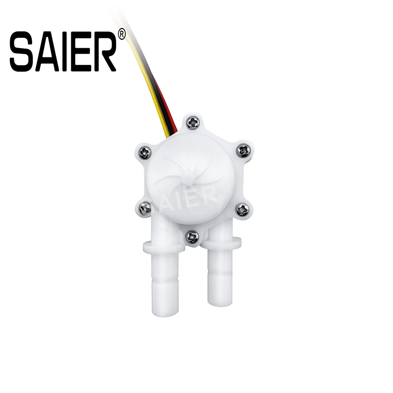 Датчик расхода жидкости Saier G3/8 уровень холла импульсный сигнал FDA сертификат