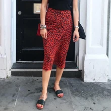 Зимняя миди юбка эластичная высокая талия kawaii сердце юбка женская Бохо Корейская панк сексуальная Длинная юбка плюс размер уличная