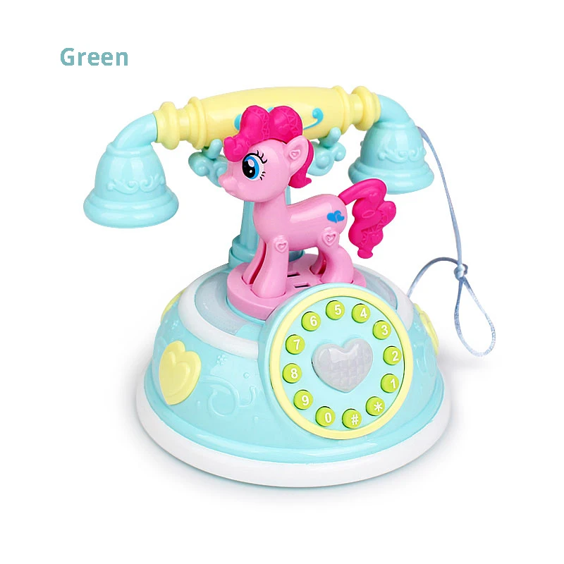 Brinquedos para Crianças Brinquedos para Bebês Crianças Retro Telefone Brinquedo Educação Precoce Máquina História Bebê Emulado 11 Home & Garden