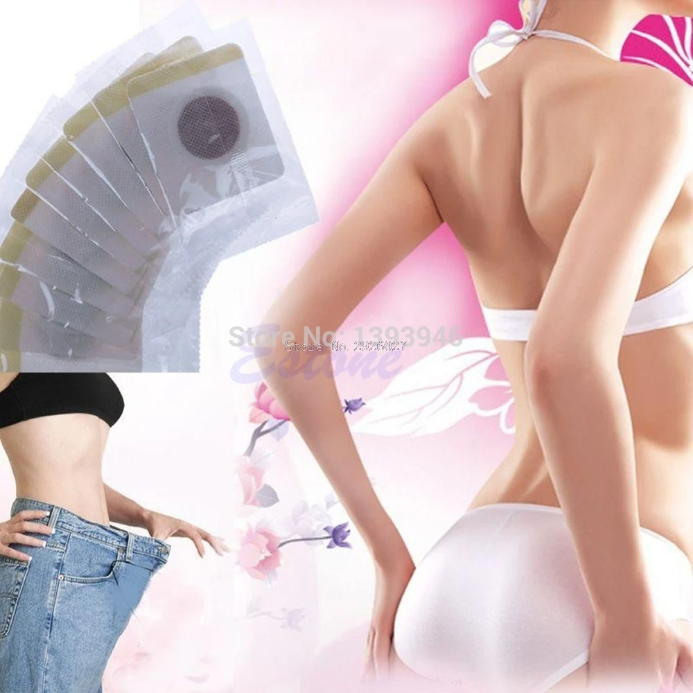 30pcs Magnetic Slim Slimming Patch Diet Weight Loss Detox Adhesive Pads Burn Fat  B118