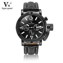 V6 Luxury Brand Beinuo Quartz Watches Men Leather Watch Outdoor Casual Wristwatch Male Clock relojes hombre Relogio Masculino
