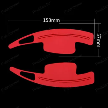 

Car Steering Wheel Shift Paddles Shifter Blade type Extension Kit Decoration Sticker For A/udi A4L 17 5 colors