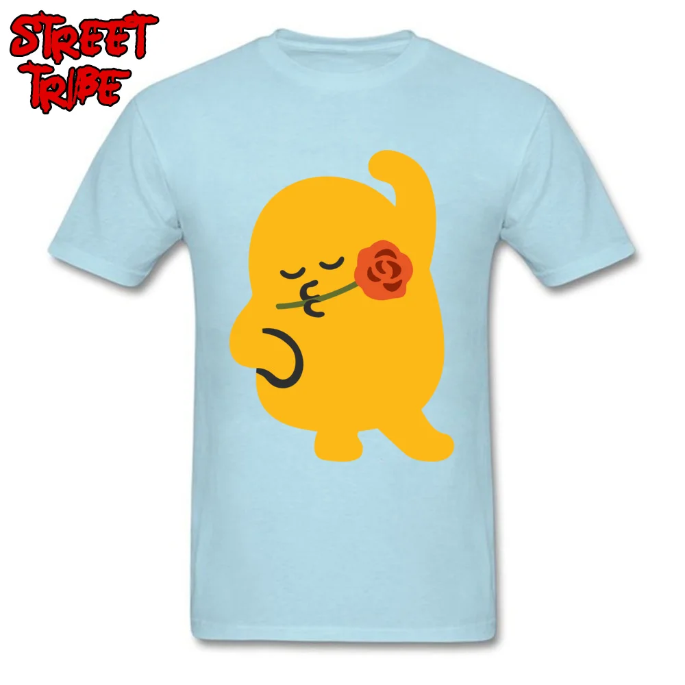 2018917Y12 Round Neck T-shirts Lovers Day Tops Shirt Short Sleeve Rife Cotton Fabric Design Top T-shirts Casual Male 2018917Y12 light